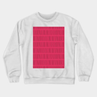 Vertical Lines Pattern Crewneck Sweatshirt